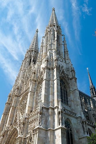 Vienna, Austria. Schottenkirche church. Architecture Print